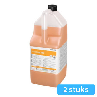Ecolab Maxx Into Alk2 alkalische sanitairreiniger 2 x 5 liter