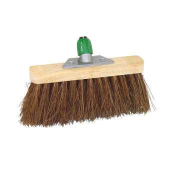 Straatbezem met Steelhouder | Cocos | 30 cm | Per stuk