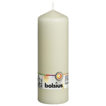 Bolsius | Stompkaars | Ivoor | 6 stuks