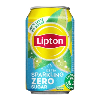 Lipton | Ice Tea Sparkling Zero | 24 x 33 cl