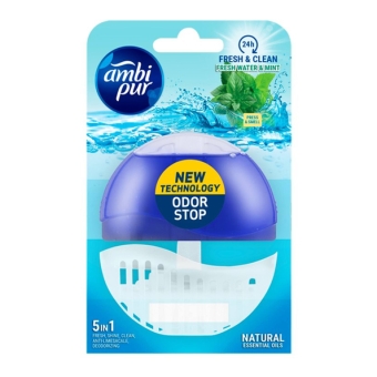 Ambi Pur | Vloeibaar Toiletblok | Water&Mint | 6 stuks