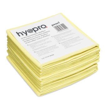 Euro Products | Microvezeldoek | Geel | 40 x 40 cm | 80 stuks 