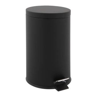 Pedaalemmer 20 liter zwart