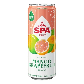 Spa Fruit | Sparkling Mango Grape | Blik | 24 x 250 ml