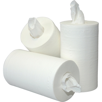 Euro Products | Mini poetspapier | 2- laags | Cellulose zonder koker | 12 x 60 meter