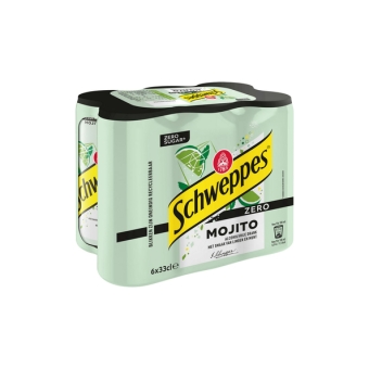 Schweppes | Mojito Zero | Blik | 24 x 33 cl