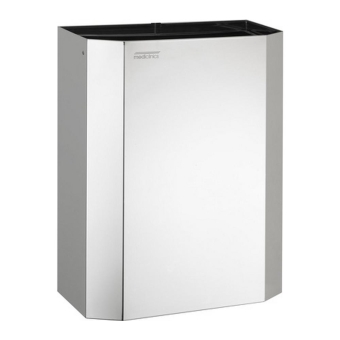 Mediclinics | Afvalbak | Open | Hoogglans | Inhoud: 25 liter