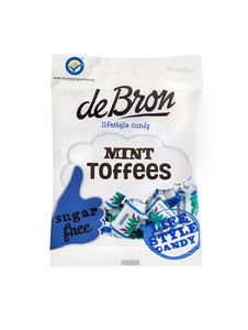 De Bron | Mint Toffee | Suikervrij | 12 x 90 gram