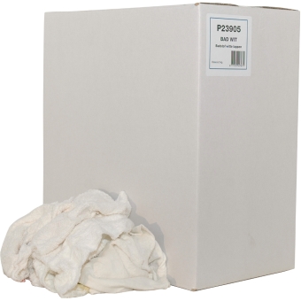 Euro Products | Poetsdoek | Witte Badstof gesneden | Doos 5 kg