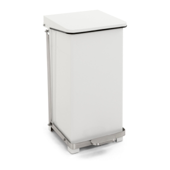 Industriële pedaalemmer 45 ltr wit