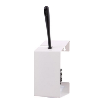 MediQoLine toiletborstelhouder wit kunststof