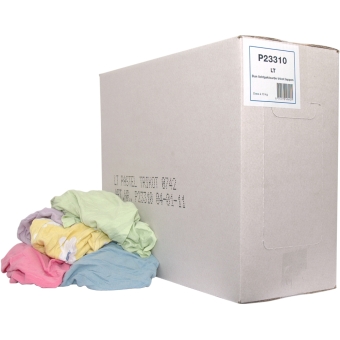 Euro Products | Poetsdoek | Lichtbonte pastel tricot | Doos 10 kg