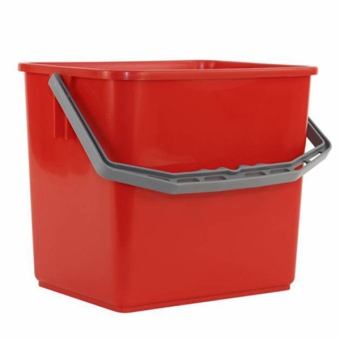 Betra | Emmer | Rood | 6 liter | Werkwagen-emmer