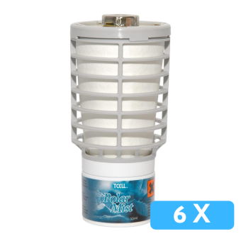 Euro Products | Luchtverfrisser | Tcell | Polar mist | Navulling 6 stuks