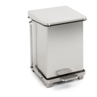 Industriële pedaalemmer 27 ltr RVS