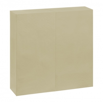 Servetten 2-laags | 1/8 vouw | Creme | 40x40cm | 32x50 stuks