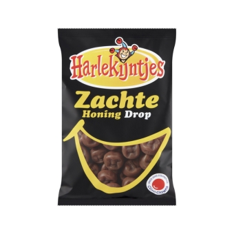 Harlekijntjes | Zachte Honingdrop | 12 x 300 gram