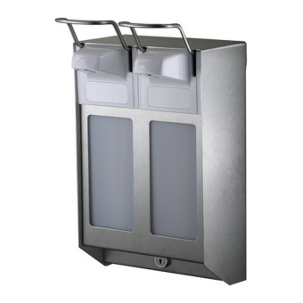 MediQoline DUO Zeep & desinfectiemiddeldispenser 1000 ml KB RVS