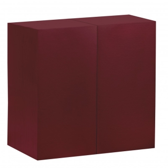 Airlaid | Servetten 1-laags | 1/8 vouw | Bordeaux | 40x40cm | 10x50 stuks