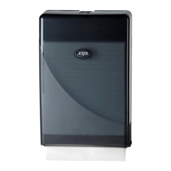 Euro Products | Pearl Mini Vouwhanddoekdispenser | Slimfold | Zwart