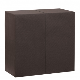 Airlaid | Servetten 1-laags | 1/8 vouw | Bruin | 40x40cm | 10x50 stuks