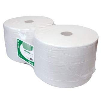 Euro Products | Industriepapier | 1- laags recycled | Wit | 2 x 1000 meter