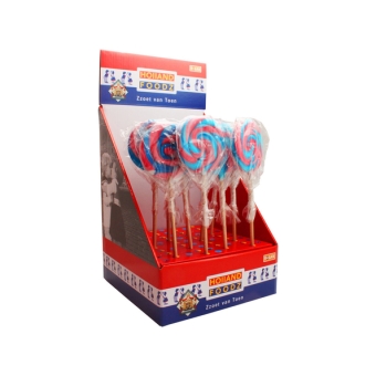 Holland Foodz | Spiraallolly 1 Roze-Blauw | 3 x 45 gram