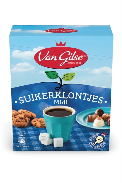 Van Gilse | Midi suikerklontjes | Doos 8 x 750 gram