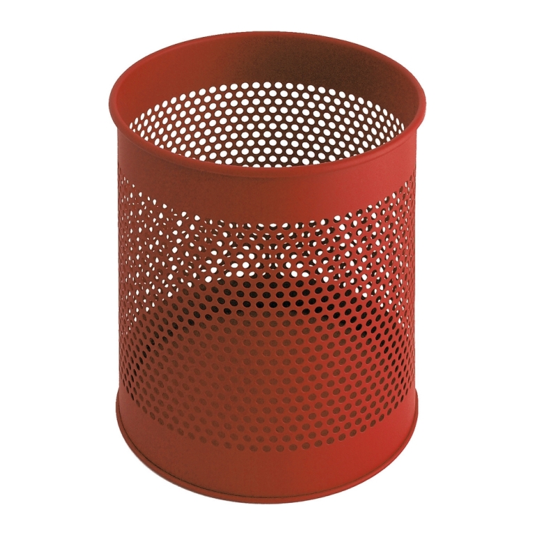 Papierbak geperforeerd 15ltr rood