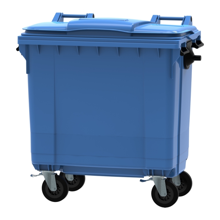 Kunststof container | Blauw | Inhoud: 770 liter