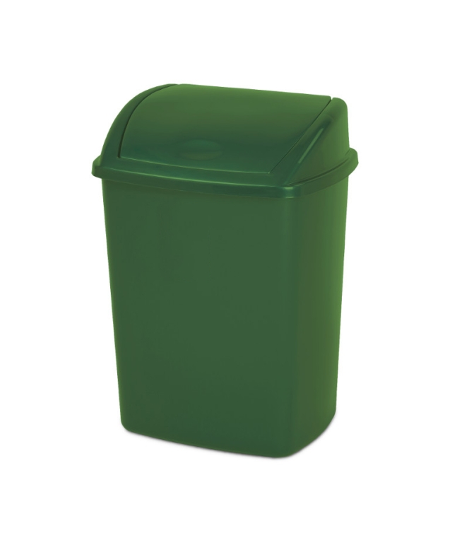 Afvalbak 26 liter Groen 16 stuks