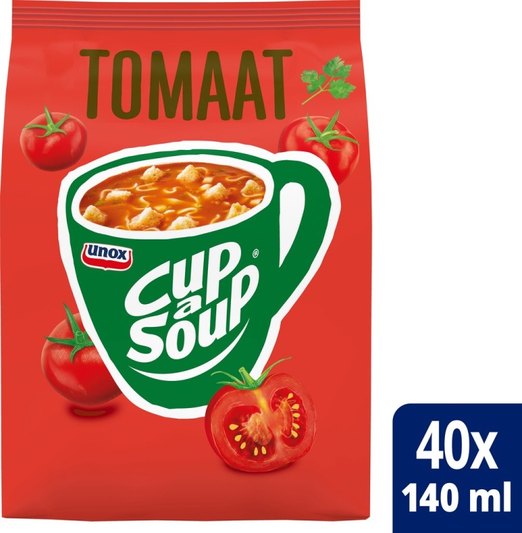 Cup-a-Soup | Automatensoep | Tomaat | Zak 4 stuks