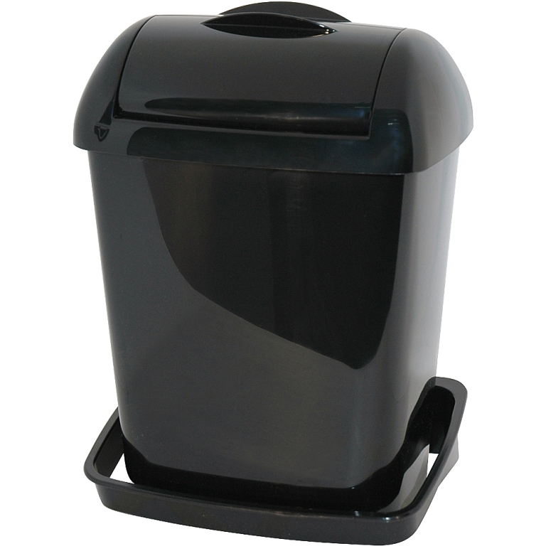 Euro Products | Mini Hygiënebak | Zwart | Inhoud: 8 liter