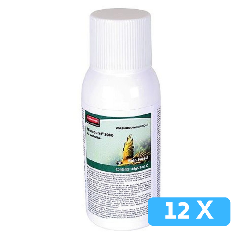 Microburst 3000 Navulling Rain Forest 12 x 75 ml