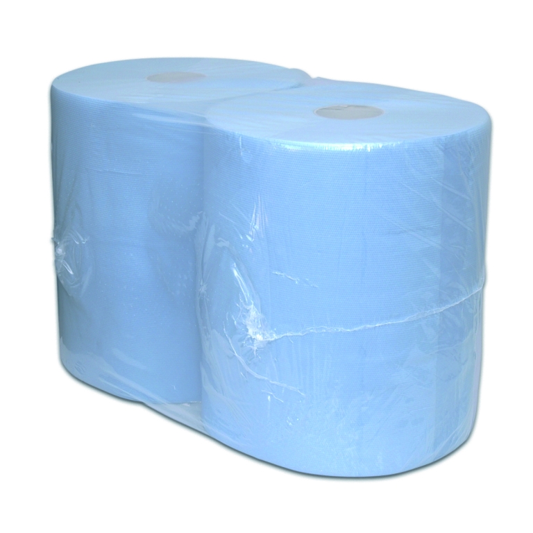 Euro Products | Industriepapier | Blauw verlijmd 2-laags | 2 x 380 meter