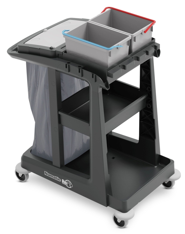 Numatic | Werkwagen | ReFlo ECO-Matic met 2 x 10l Emmers | EM1