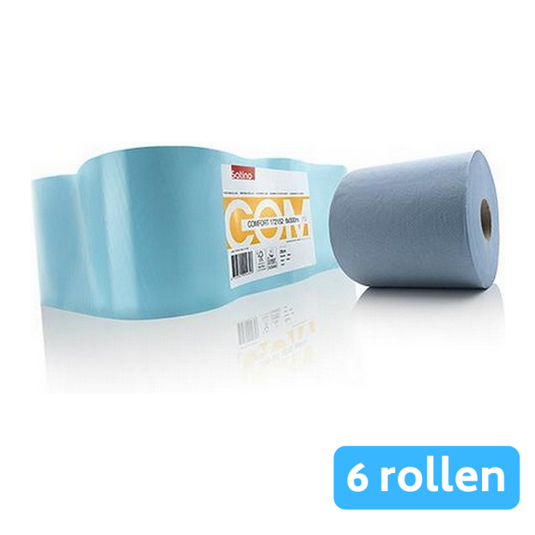 Satino | Midirol comfort blauw 1-laags | 6 x 300 meter