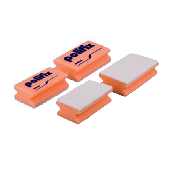 Ecolab | Polifix Schuurspons | Rood/wit | 10 stuks