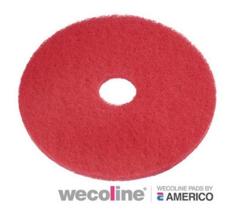 Wecoline | Vloerpad | Rood | 17 inch | 5 stuks