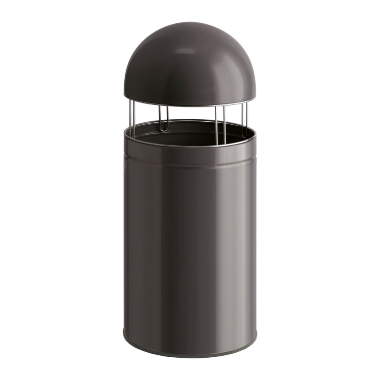 Prullenbak 120ltr Wesco Big Cap grafiet
