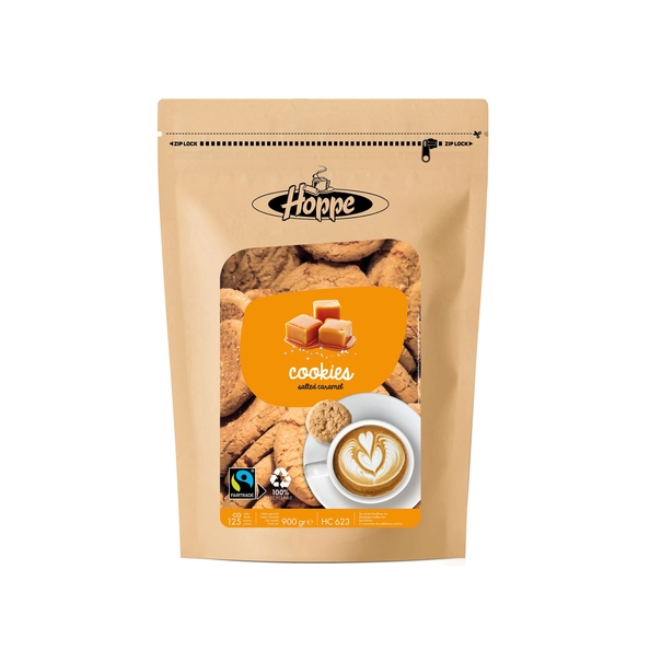 Hoppe | Cookies Salted Caramel | 900 gram