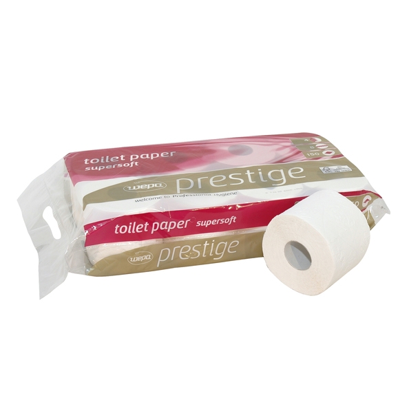 Wepa | Prestige | Toiletpapier 4 laags | 150 vel | 9 x 8 rollen