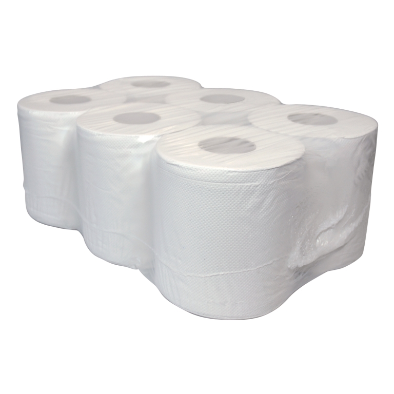 Euro Products | Midirol | 2-laags | Recycled wit | 6 x 150 meter