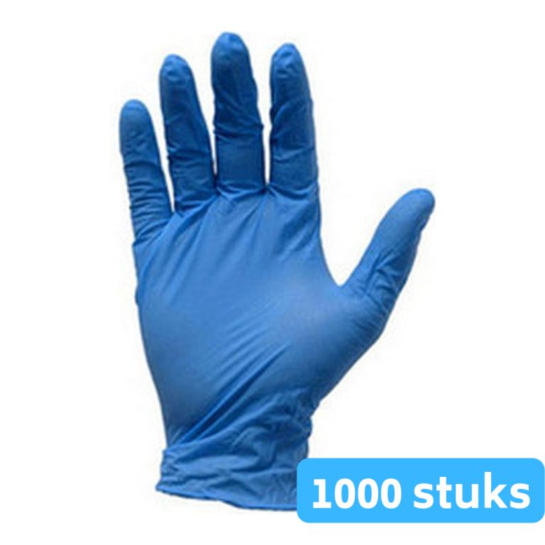 Nitril handschoen blauw ongepoederd XL 10 x 100 stuks