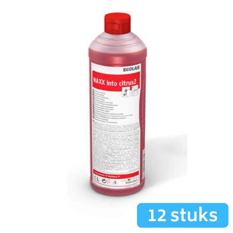 Ecolab | Maxx Into | Citrus2 sanitairreiniger | 12 x 1 liter