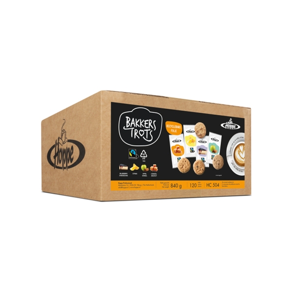 Hoppe | Bakkers Trots Fairtrade Koekjesmix | 120 stuks