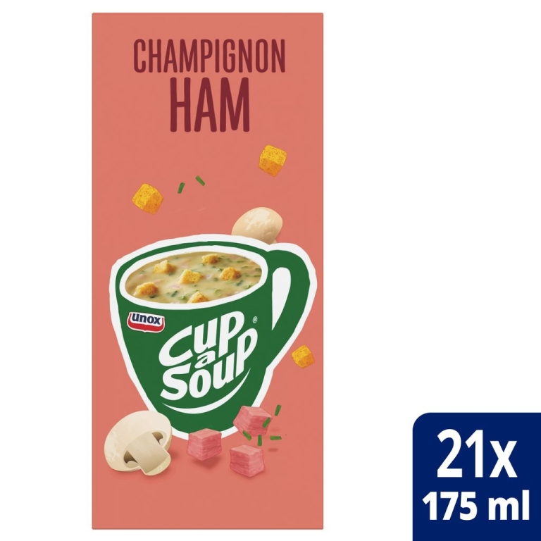 Cup-a-Soup | Champignon- ham | 21 x 175 ml