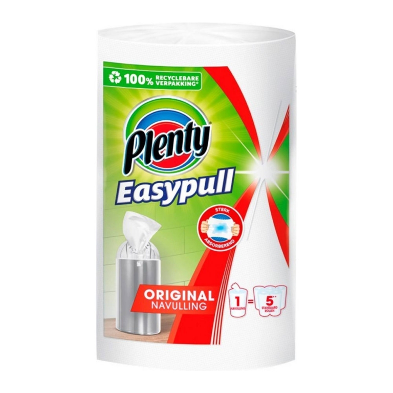 Plenty | Keukenpapier Easypull 2 laags Navulling | 8 stuks