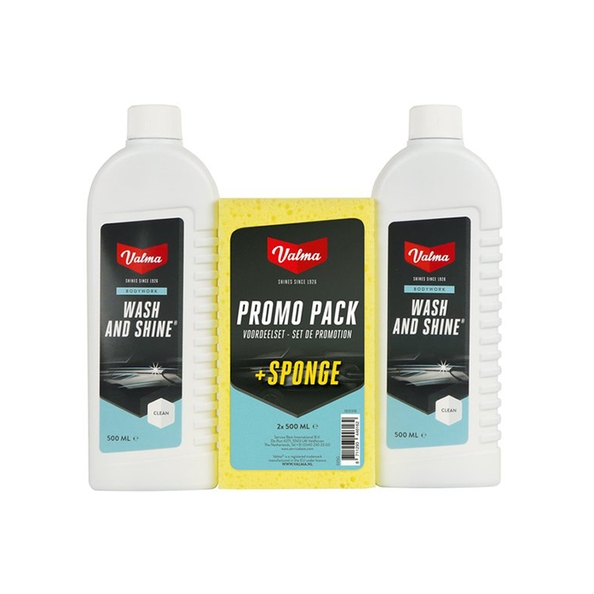 Valma | Wash And Shine | Met Spons | 2 x 500 ml