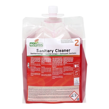 Ecodos | Sanitairreiniger zuur | Flacon 3 x 1,8 liter